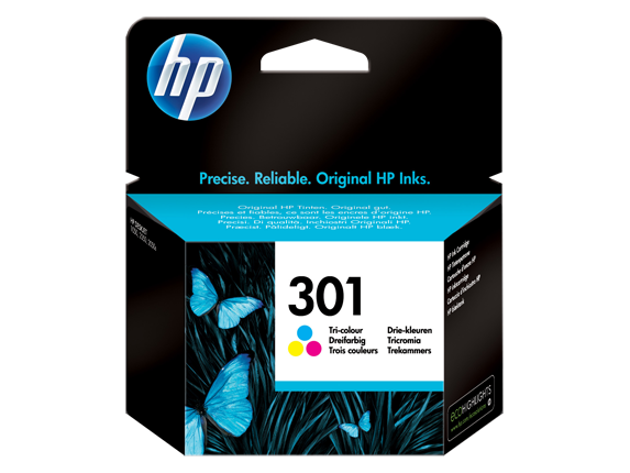 HP CH562EE (301) UC RENKLI MUREKKEP KARTUSU 165 SAYFA