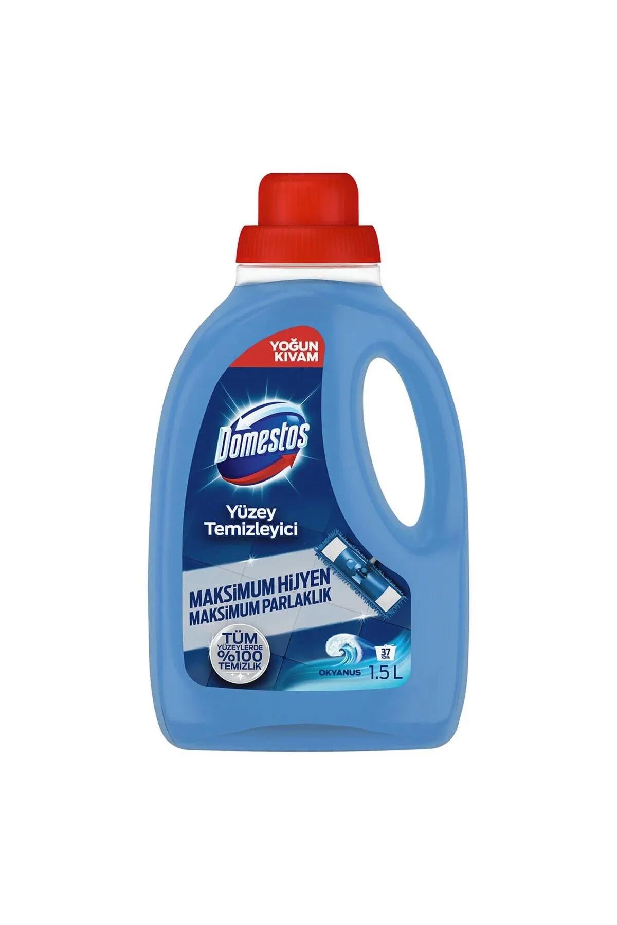 Domestos Yüzey Temizleyici Okyanus Maksimum Hijyen Tüm Yüzeyler için Yüzey Temizleyici 1500 ml