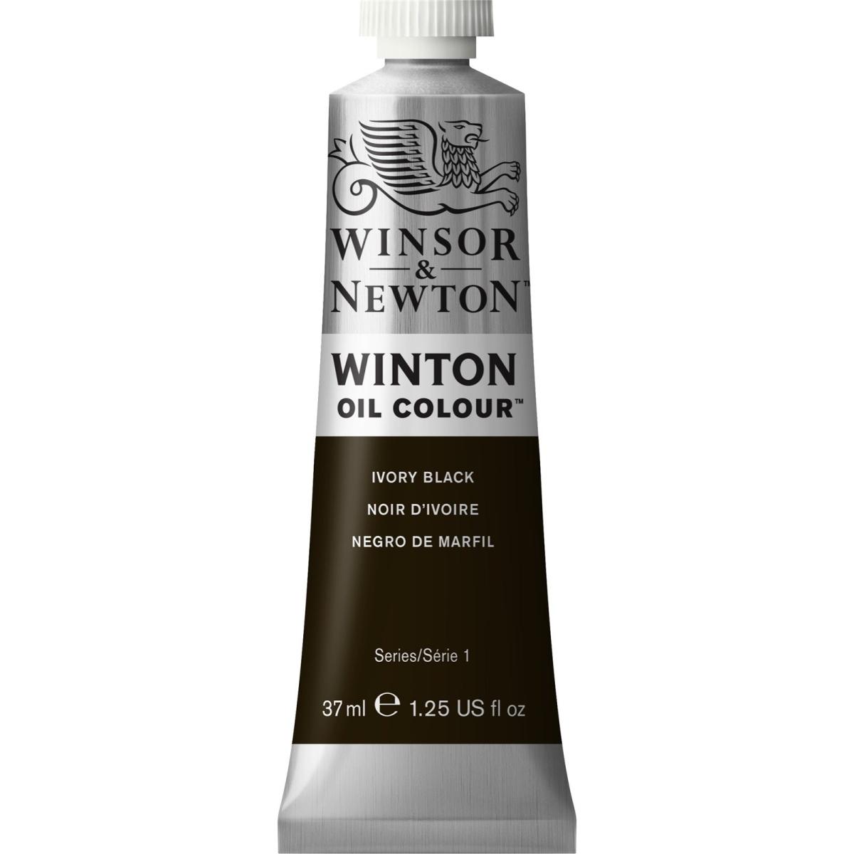 Winsor Newton Yağlı Boya  37ml Ivory Black 331 (24)