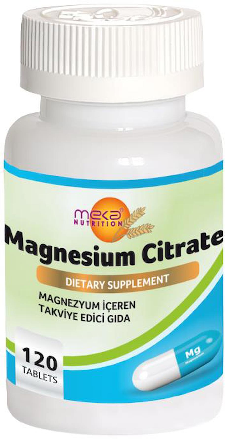 Magnezyum Sitrat 120 Tablet Magnesium Citrate