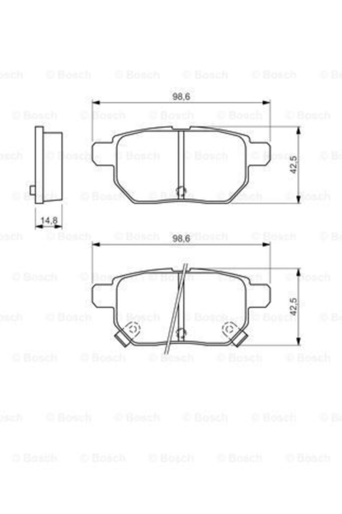 Toyota Corolla Arka Balata Marka