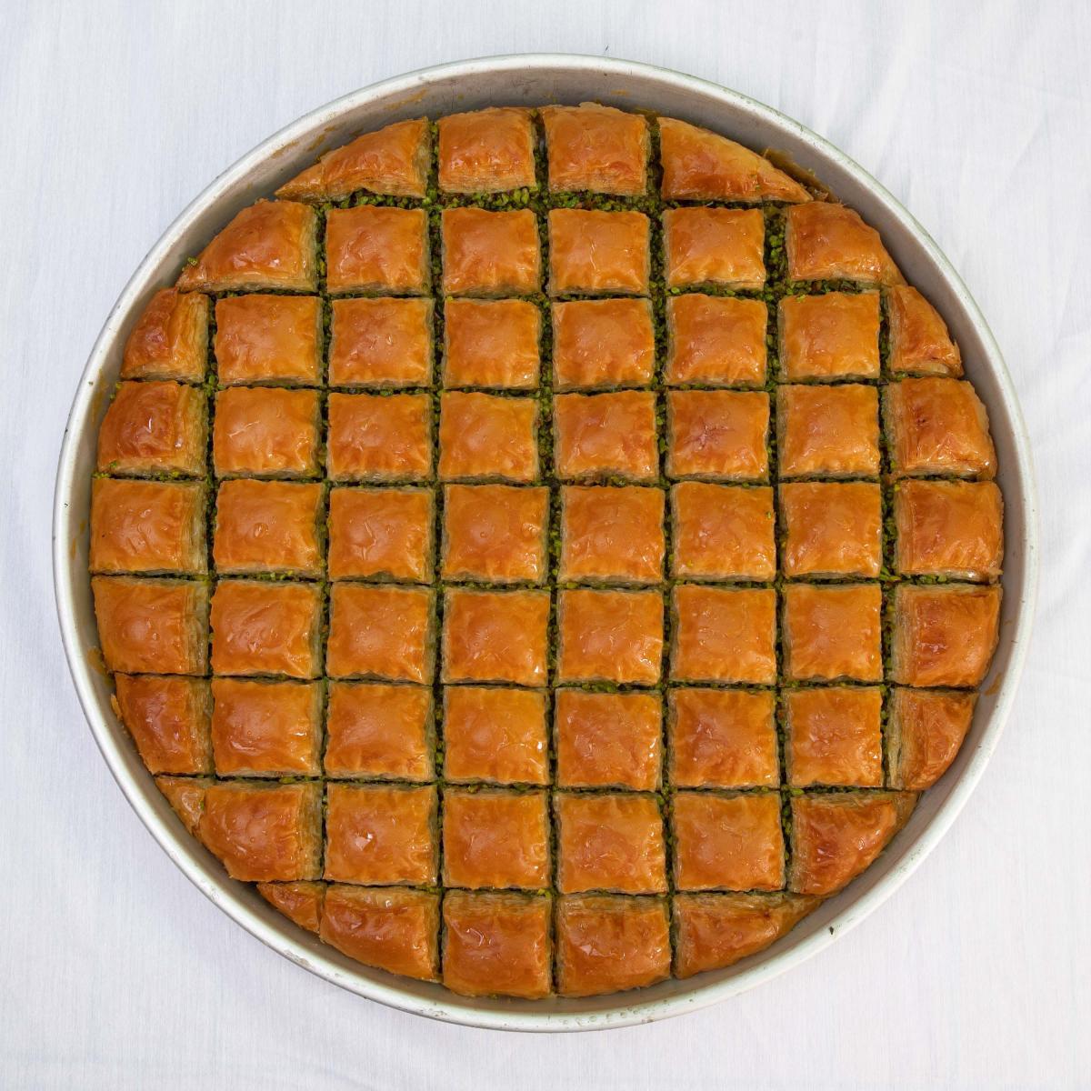 Özel Kare Baklava 2,25 Kg Tepsi (40-48+Tepsi Bedeli Dahildir)