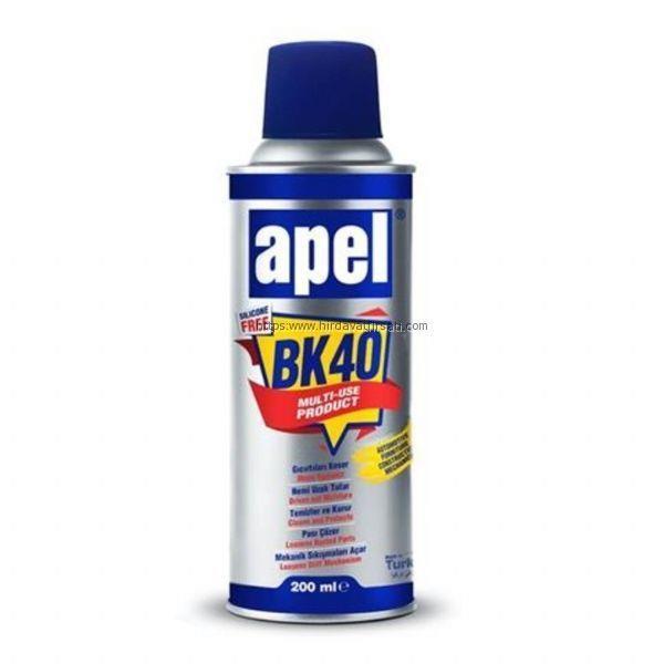 Apel BK-40 WD-40 tipi pas sökücü yağlayıcı, çok amaçlı sprey - 200 ml