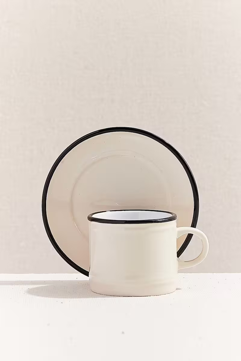 Paşabahçe Electrum Seramik Espresso Fincanı Kemik