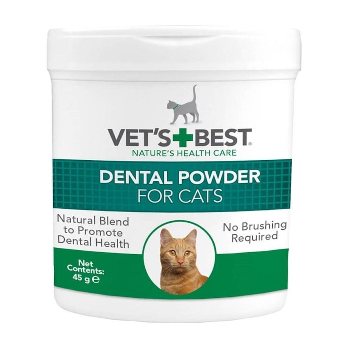 Vets Best Kediler için Ağzı Bakım Tozu 45 Gr