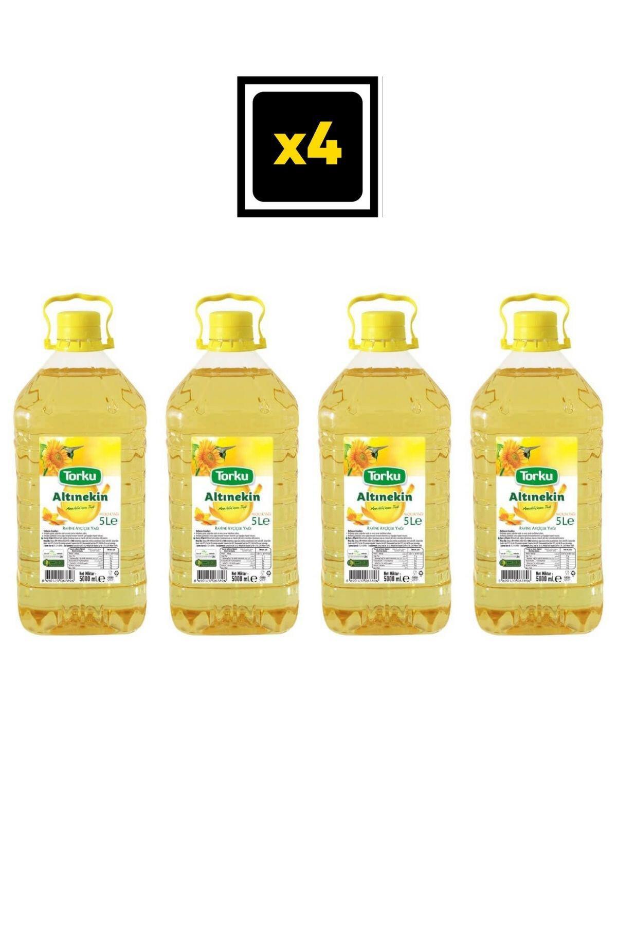 Torku Altınekin Pet Ayçiçek Yağı 4x5 lt 