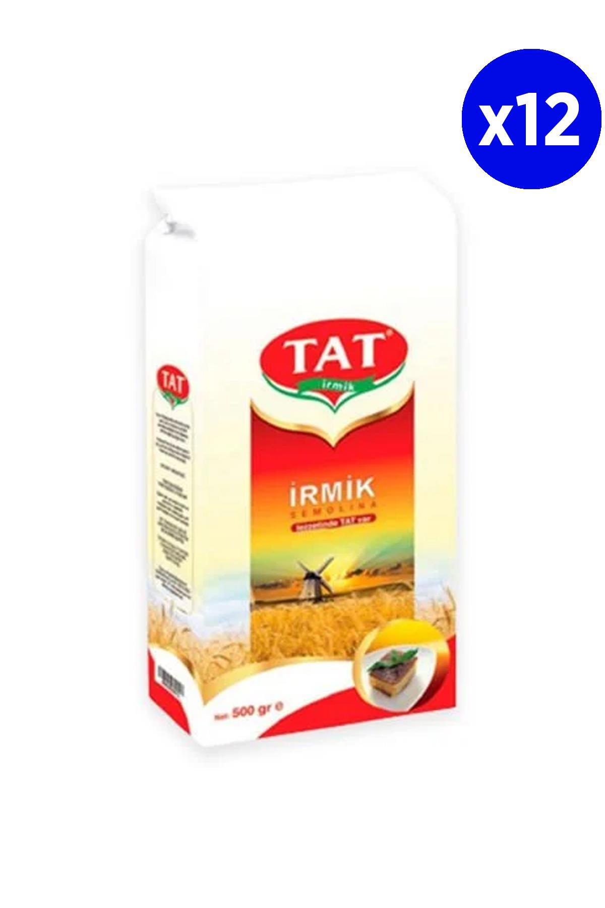 Tat İrmik 500 Gr x 12 Adet