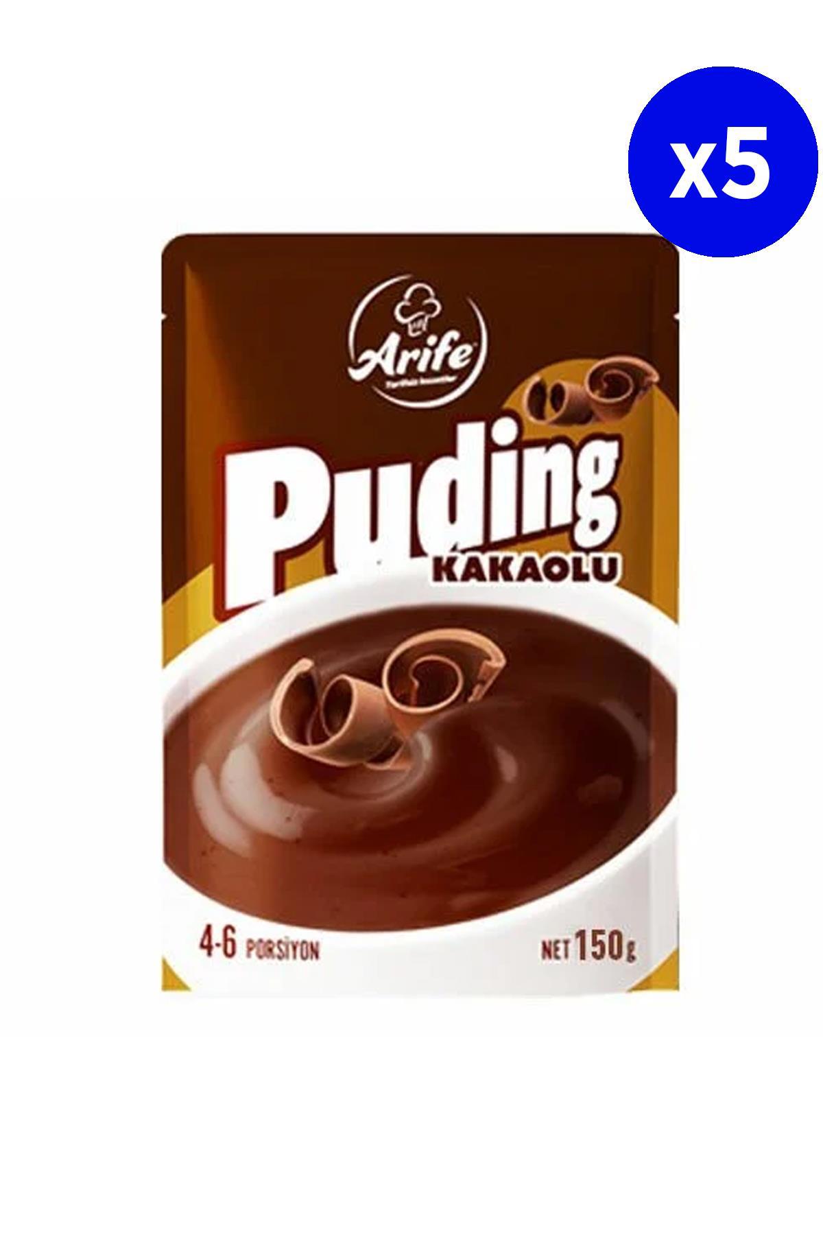 Arife Kakao Aromalı Puding 150 Gr x 5 Adet