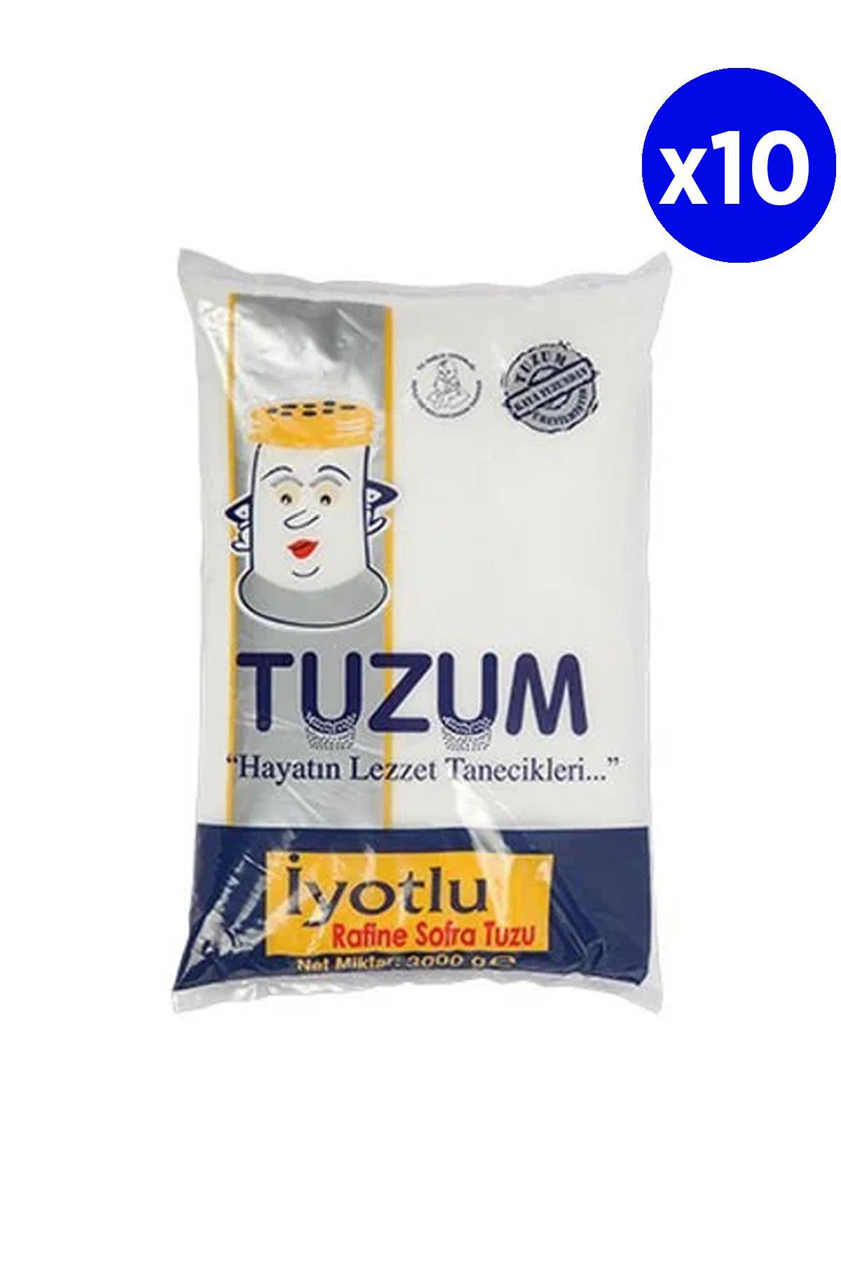 Tuzum İyotlu Tuz 750 Gr x 10 Adet