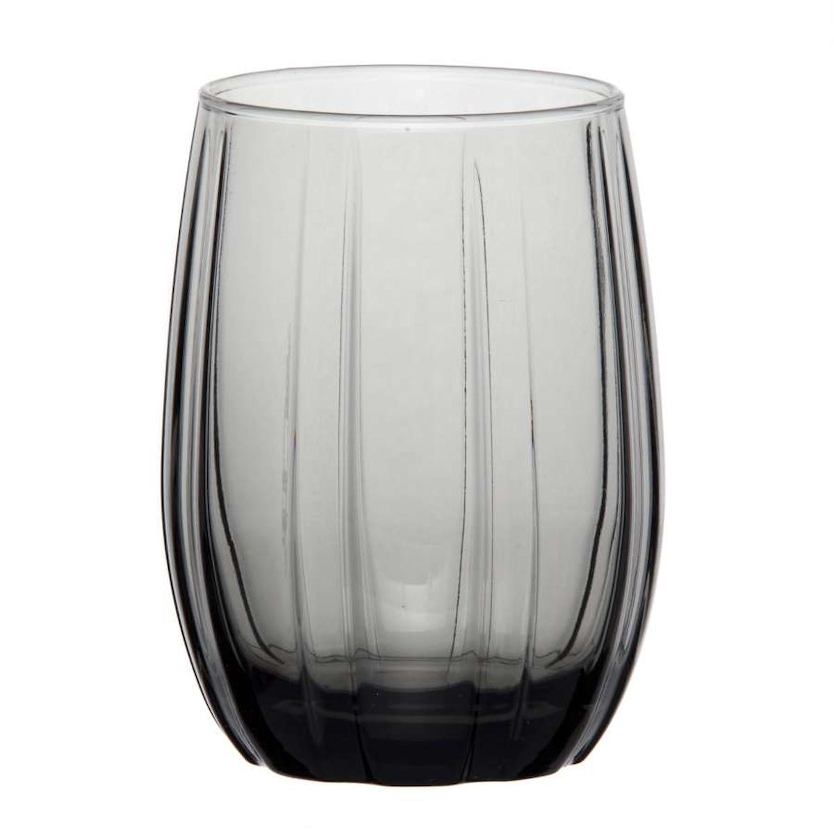 420302 Linka Gri Renk Su Bardağı, 6'lı 240 Cc