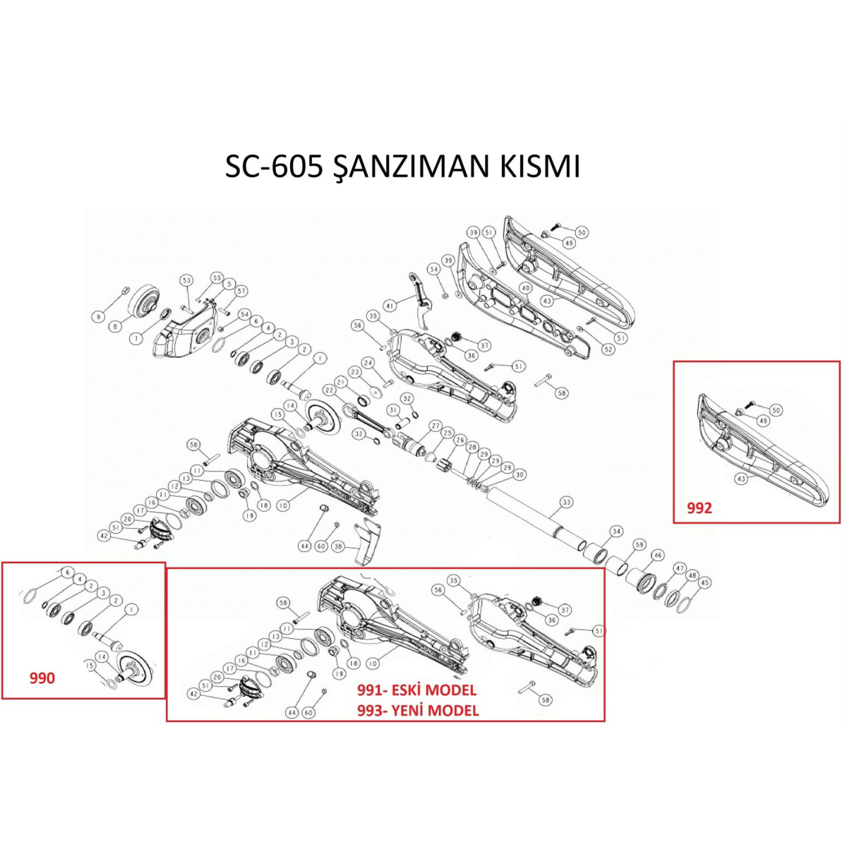 Cifarelli SC 605 Şanzıman Gövdesi No:35