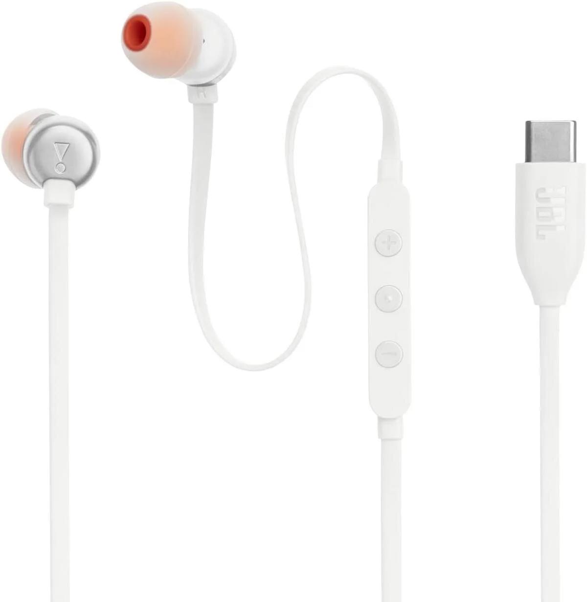 JBL Tune 310C, USB-C Kulakiçi Kulaklık – Beyaz