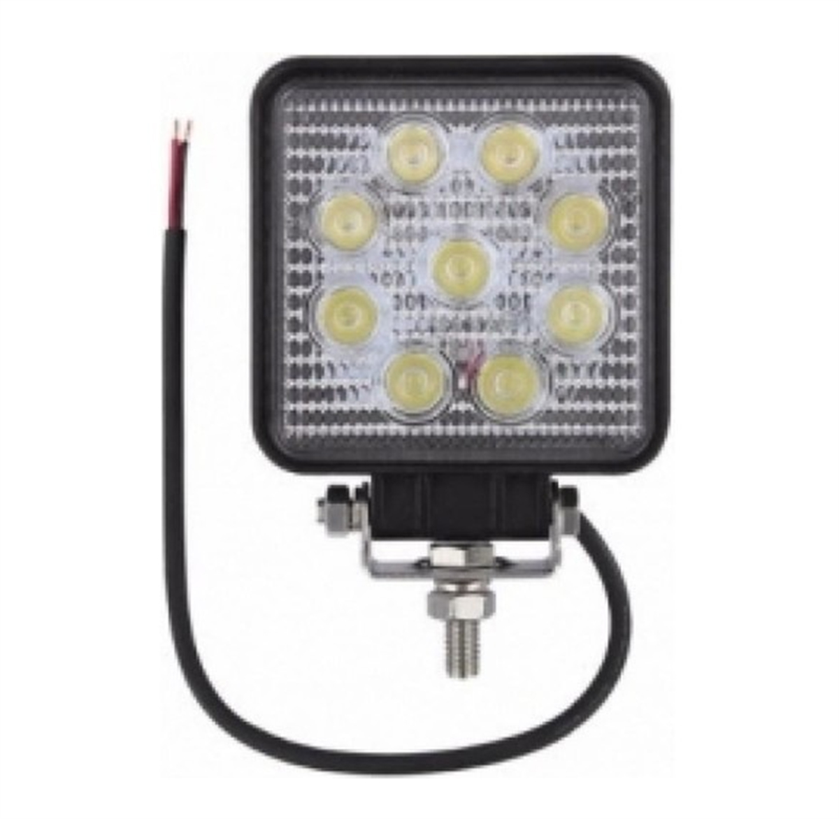 Superlight Sis Farı Kare Off Road 9 Led Projektör 27W (10V-80V) BEYAZ