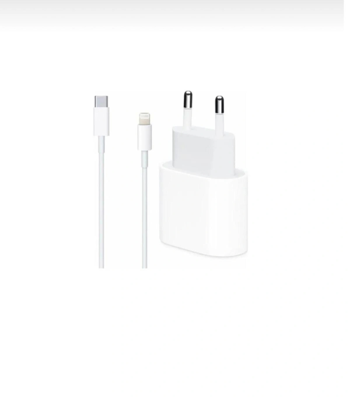 Iphone 20 Watt Hızlı Şarj Aleti Seti 20W Adaptör + USB-C to Lıghtning Kablo