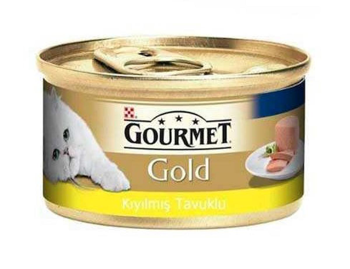 Gourmet Gold Kıyılmış Tavuklu Konserve Yetişkin Kedi Maması 85 Gr x 24 Adet