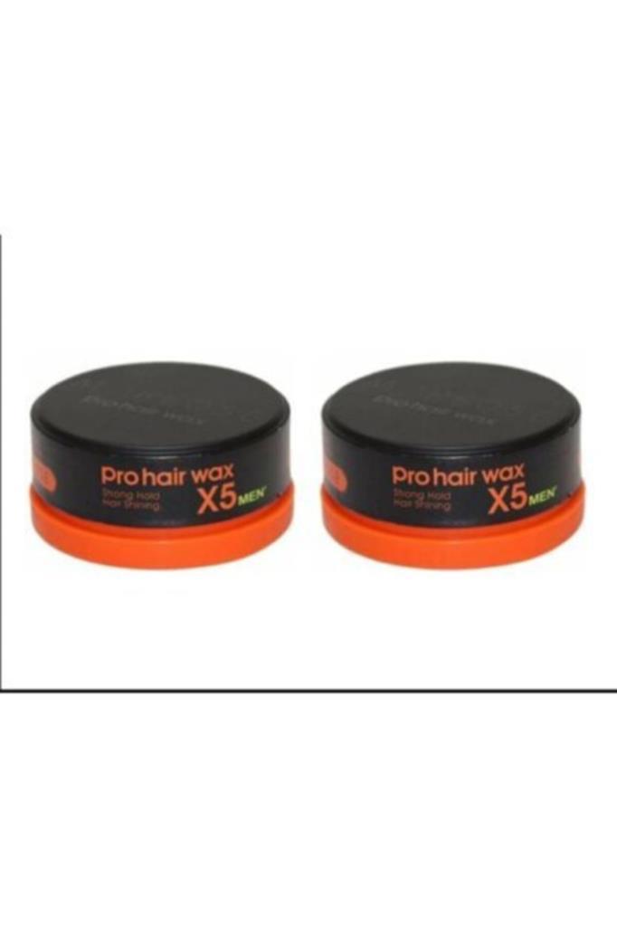 Morfose Prohair X5 Men Wax Strong Hold Turuncu 150 ml 2'li Set