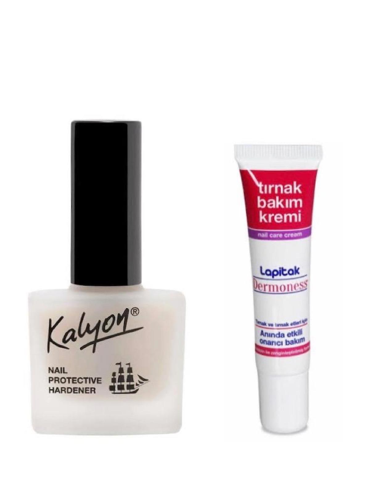 KALYON TIRNAK SERTLEŞTİRİCİ 11ML + LAPİTAK TIRNAK BAKIM KREMİ 15 ML