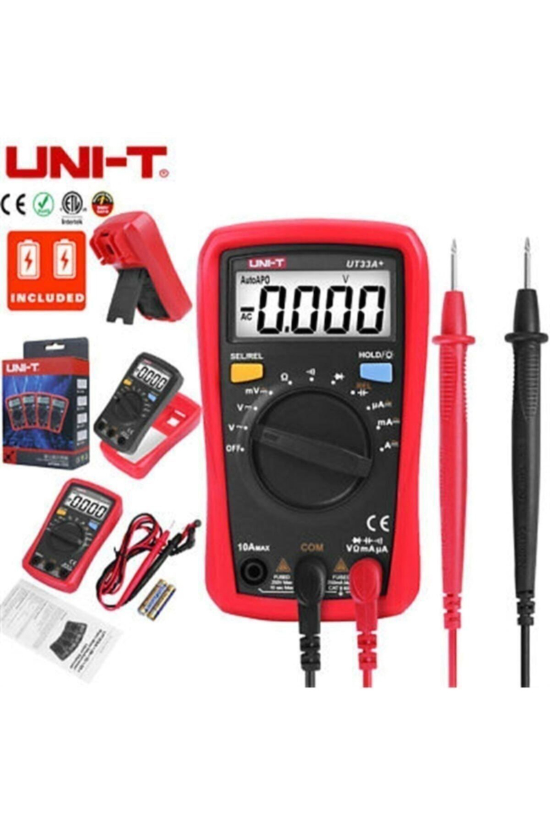UNİ-T UT33A+ Avuçiçi Dijital Multimetre