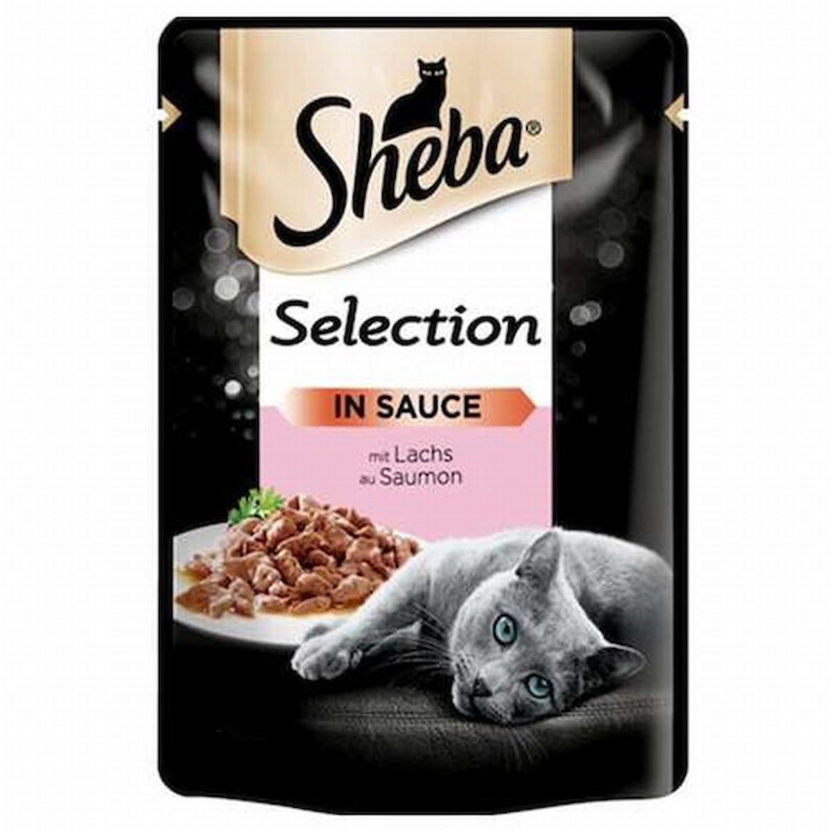 Sheba Pouch Somonlu Yetişkin Kedi Konservesi  6 Adet  85 Gr 