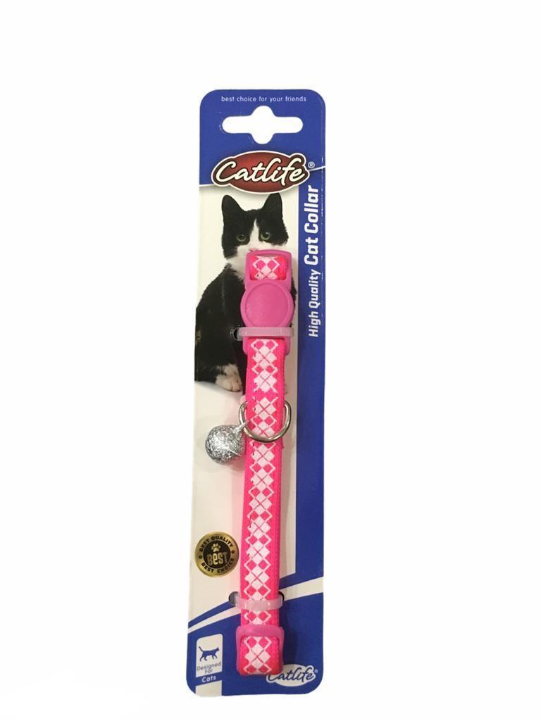 Catlife Kedi Boyun Tasması Pembe 28 Cm