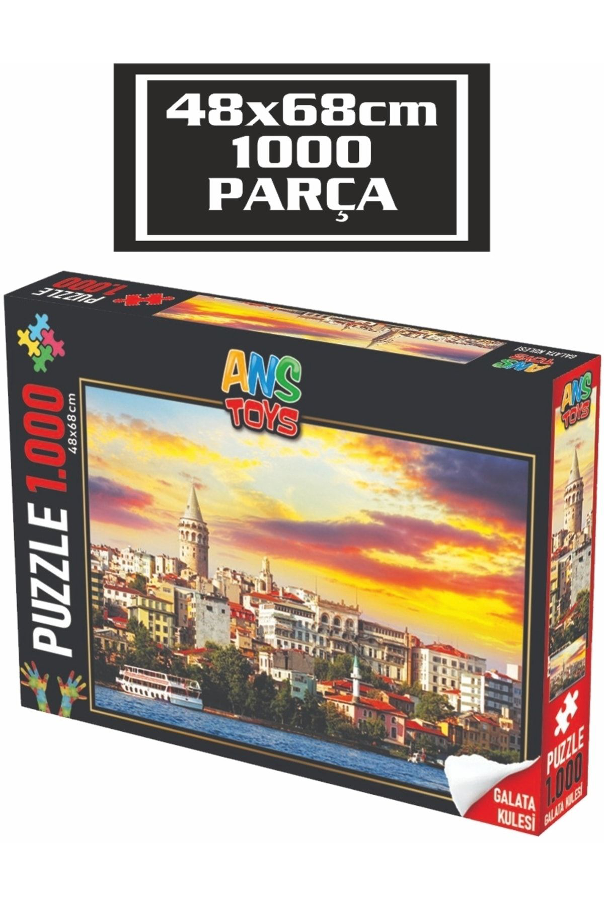 Galata Kulesi 1000 Parça (48x68) Puzzle