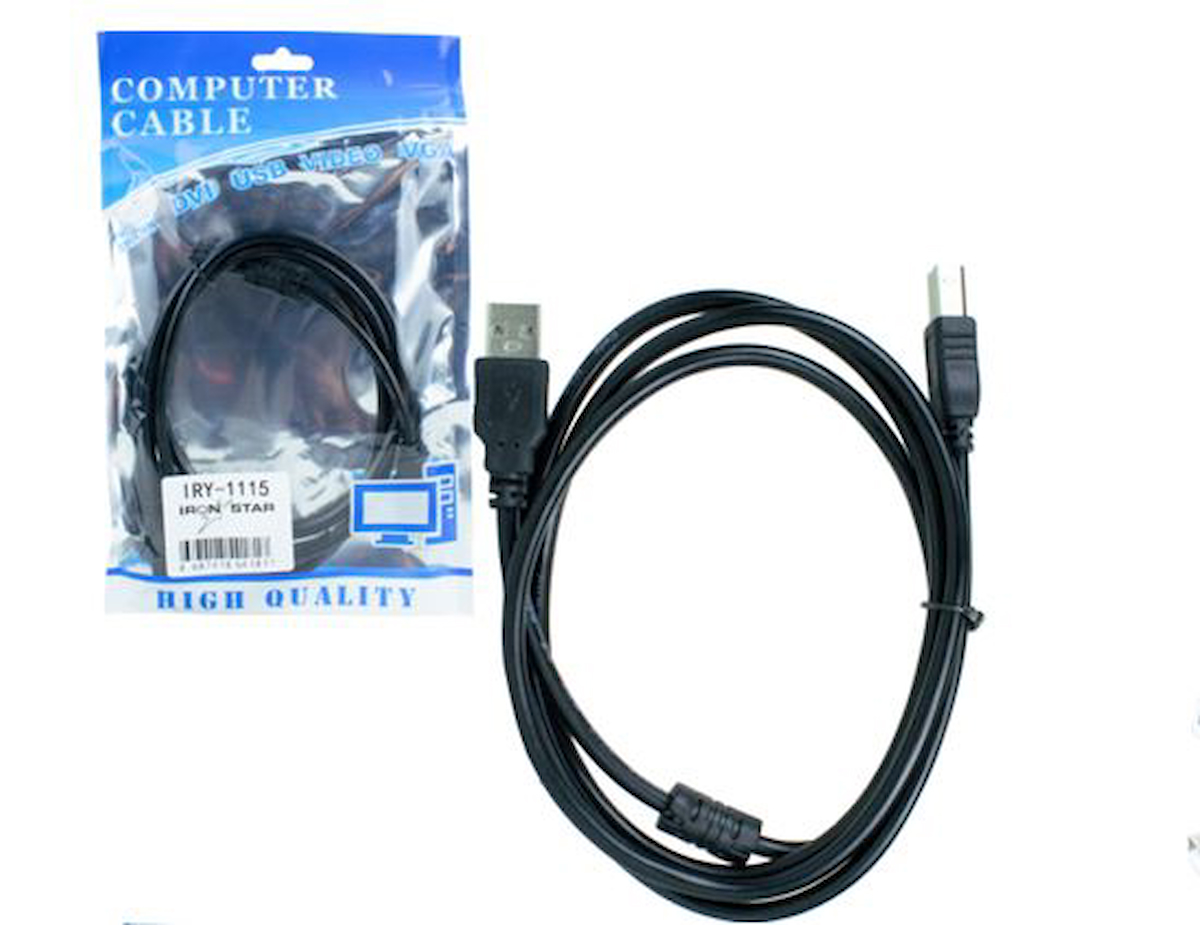 IRY 1115 USB 2.0 YAZICI KABLOSU 1,5 MT ;Class