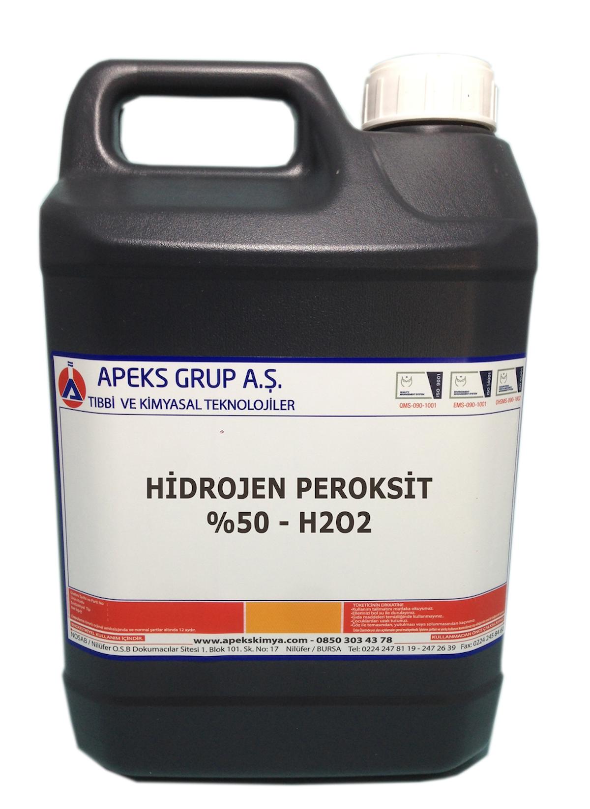 HİDROJEN PEROKSİT %50 - 5 Kg