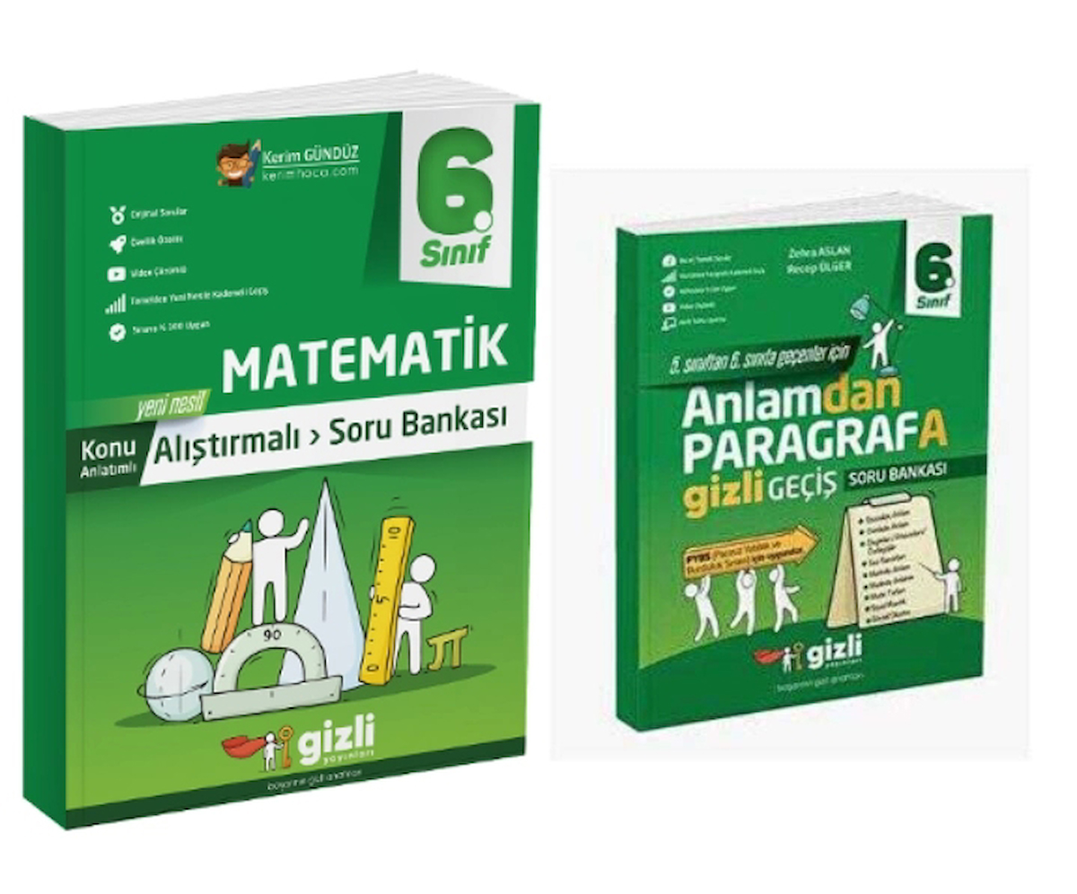 6. Sınıf Matematik+Paragraf Alıştırmalı Soru Bankası