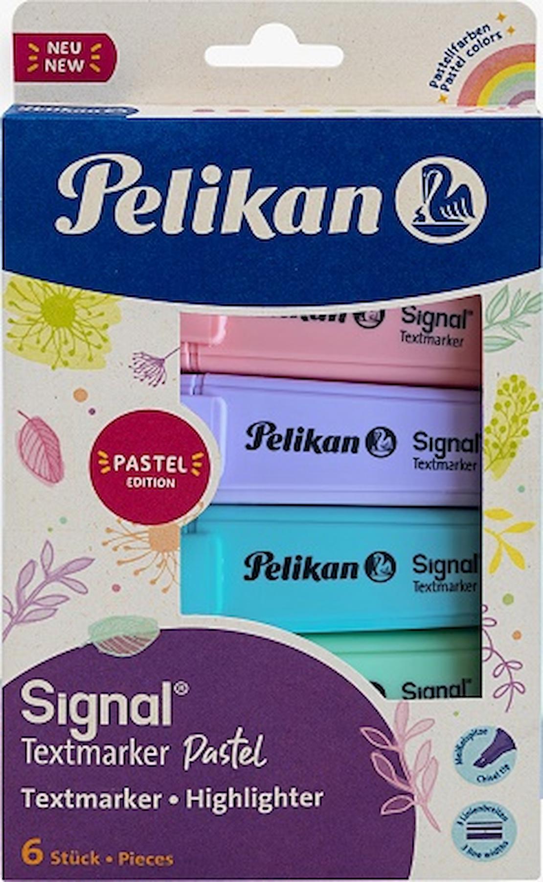 PELİKAN FOSFORLU KALEM PASTEL SET   6 LI PL60078802FK6 1 Adet