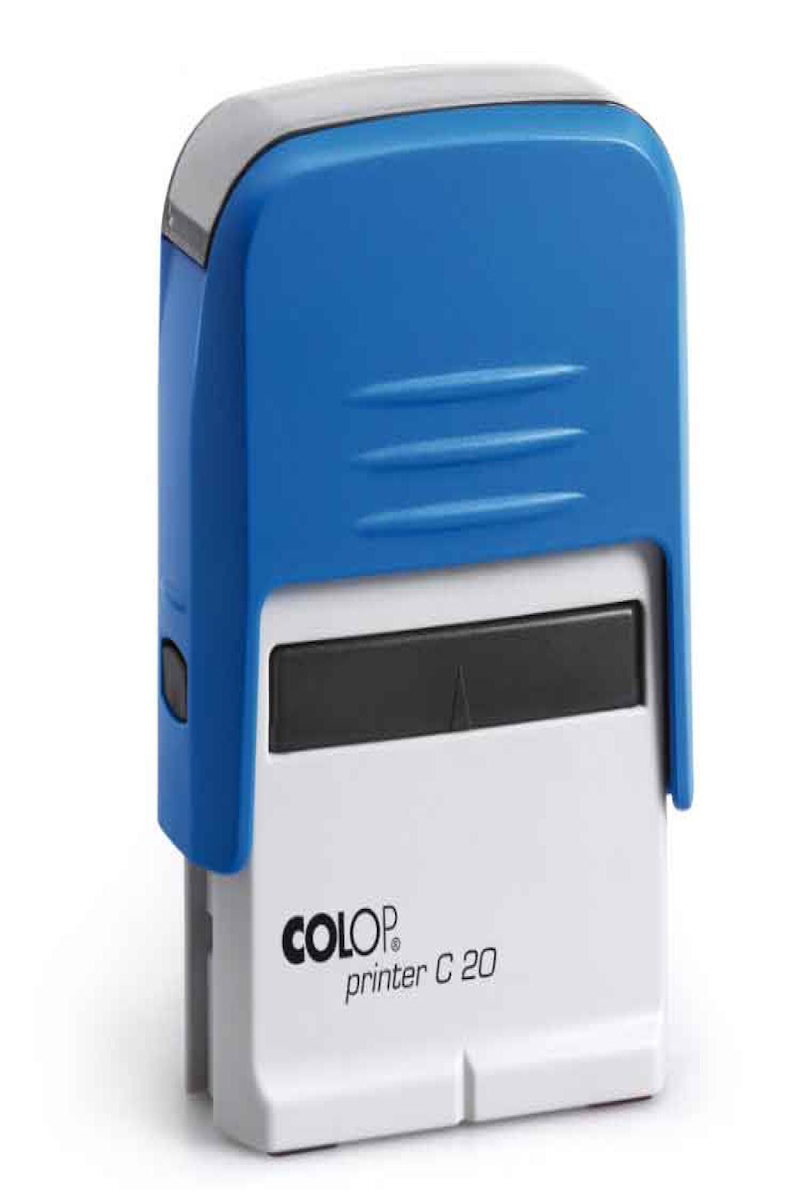 Colop Printer C20 Mavi Kasa Siyah Keçe 14X38MM 15314061