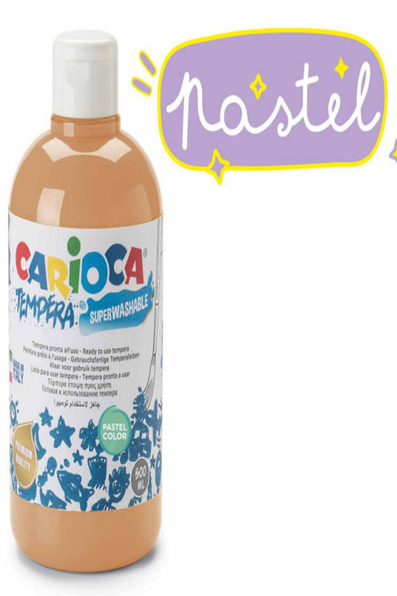 Carioca Tempera Suluboya Süper Yıkanabilir Pastel Turuncu 500 Ml Ko027/41