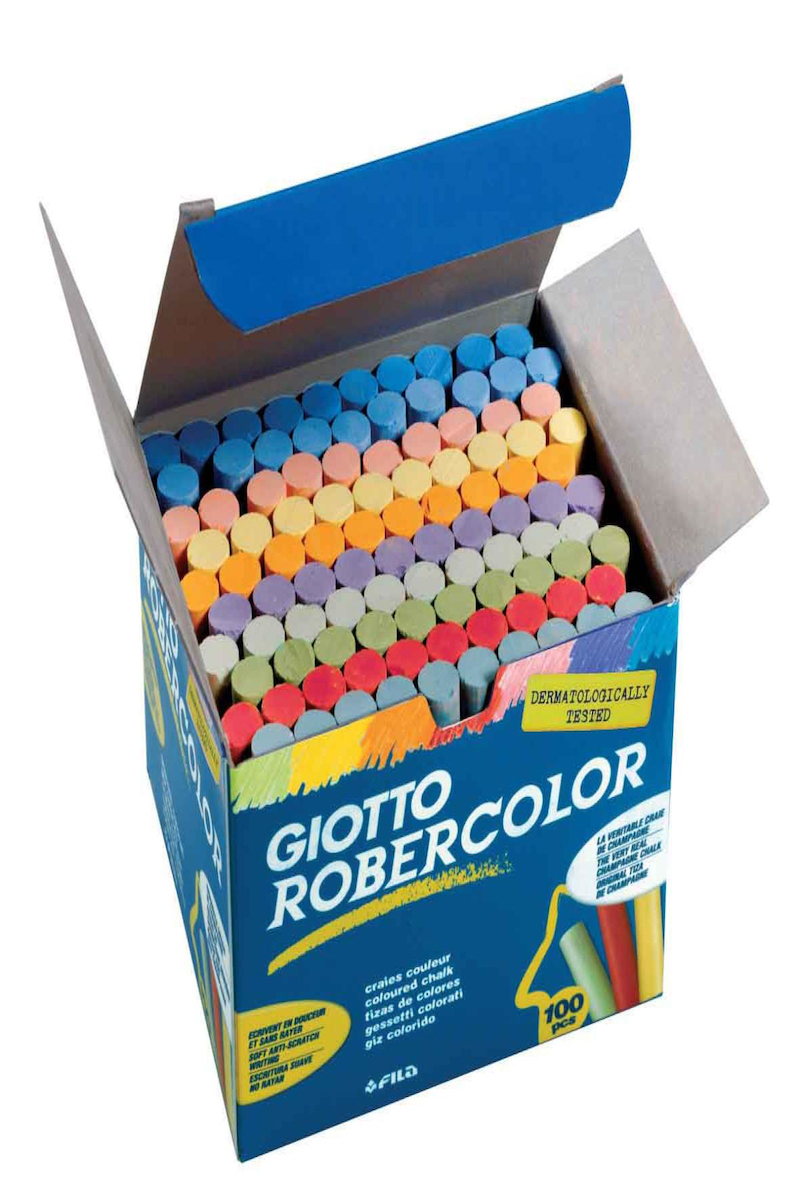 Robercolor Tebeşir 100Lü Karışık Renkli   539000