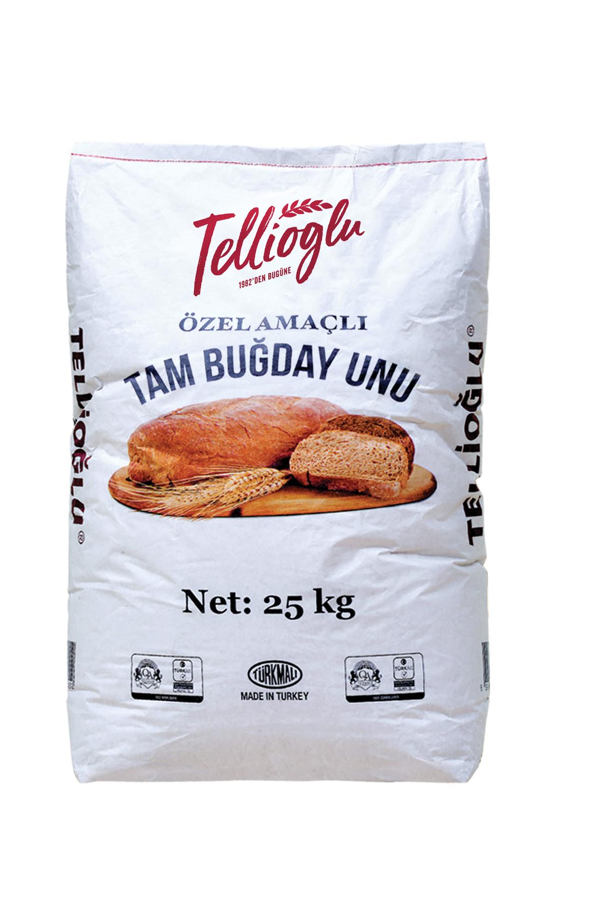 Tellioğlu Tam Buğday Unu 25 Kg