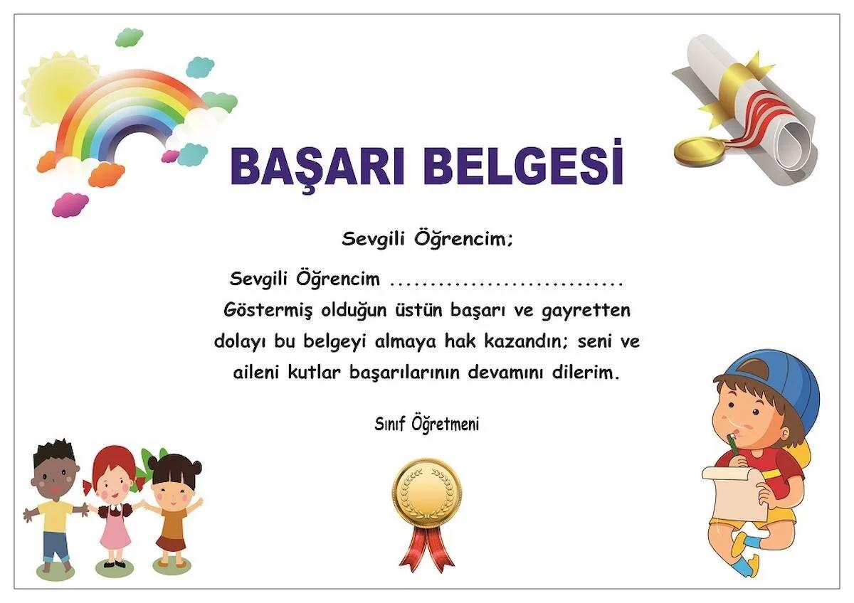 BAŞARI BELGESİ