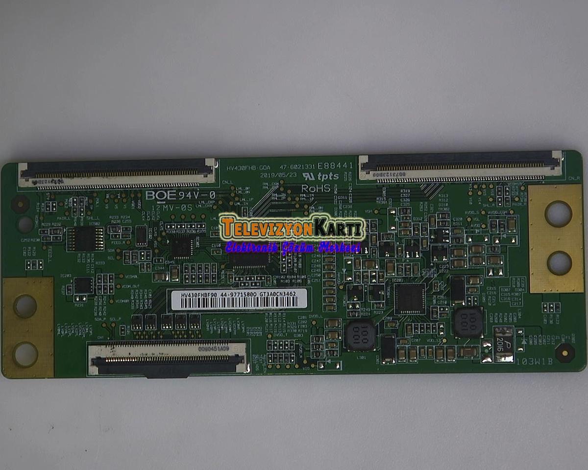 HV430FHB-G0A , 47-6021331 , HV430FHBF90 44-9771580 , Axen AX43DIL13/0216 , T Con Board , HV430FHB-F90