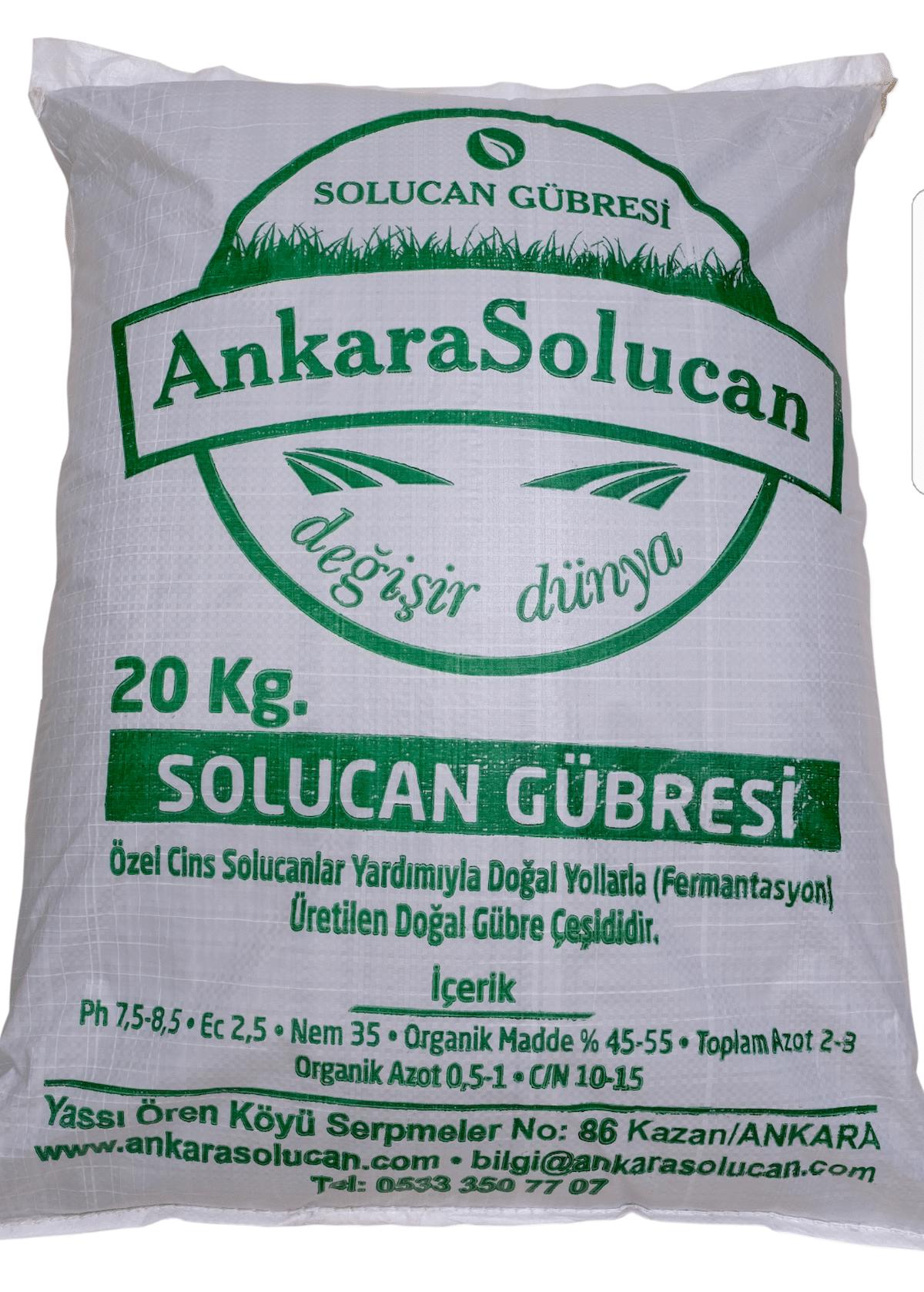 Katı Solucan Gübresi 20kg Ürünlerimiz Tarım Bakanlığından Tescil ve Onaylı dır