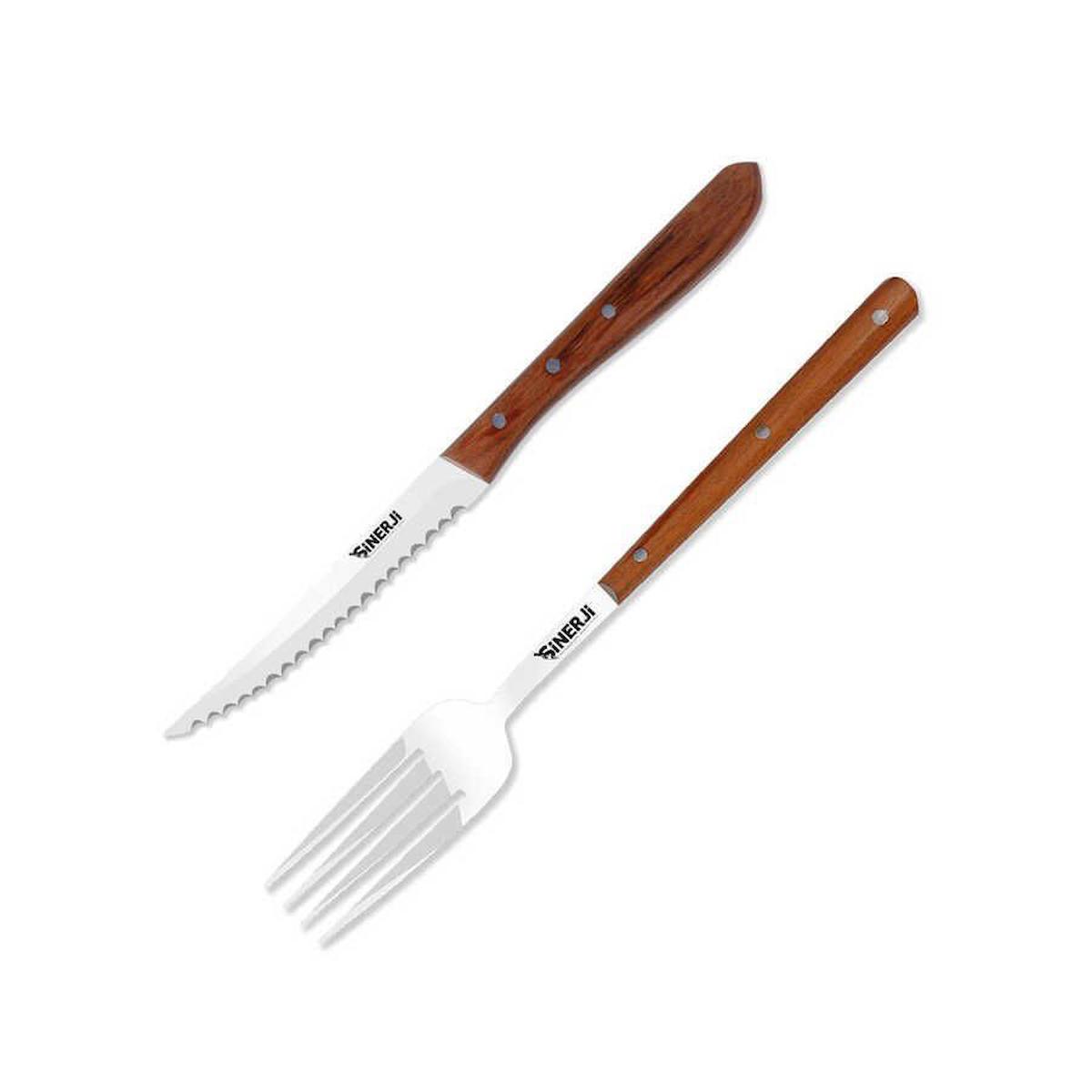 Sinerji Wooden İkili Steak Seti 70141