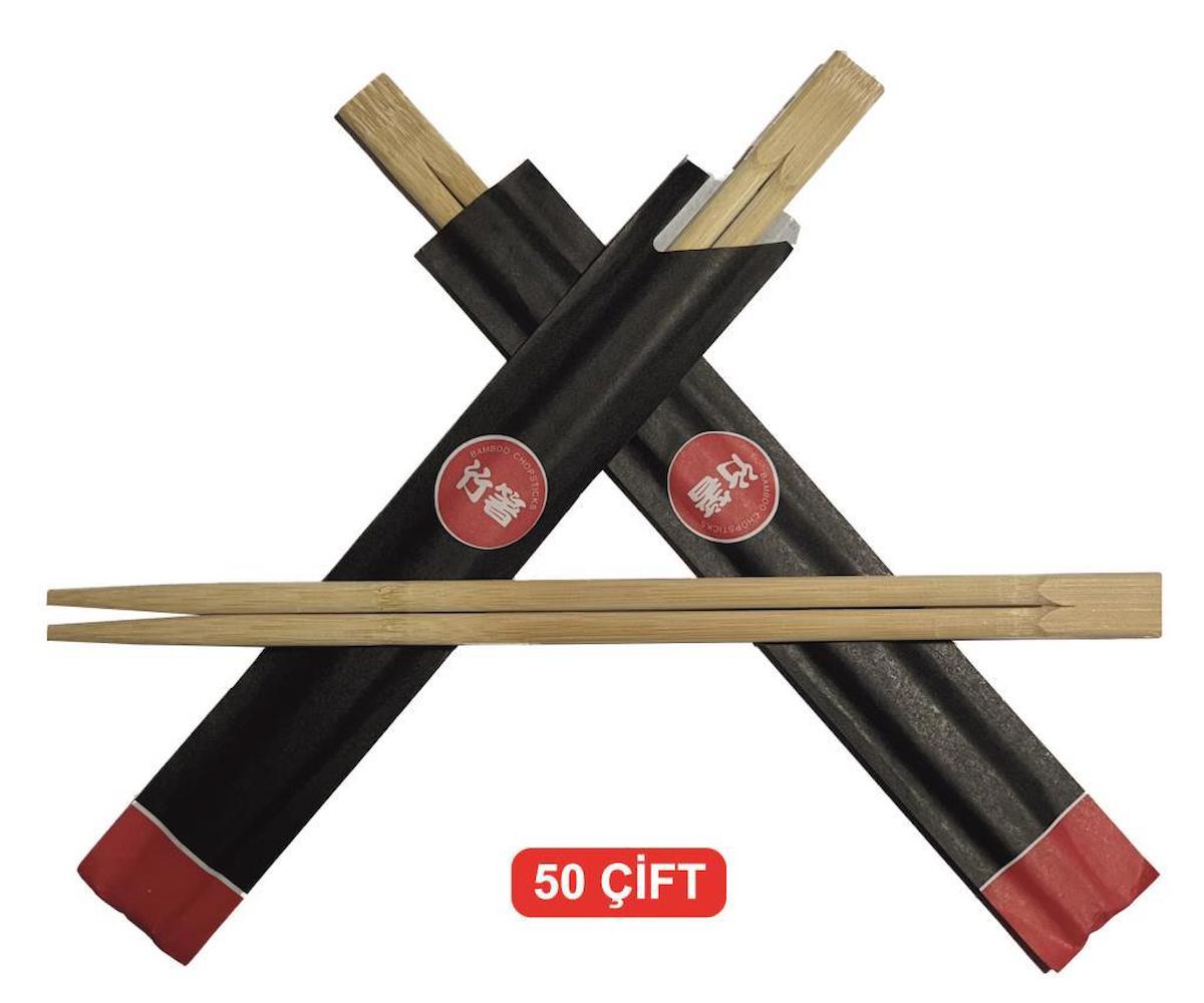 Bambu Çin Çubuğu Chopsticks 50 Çift