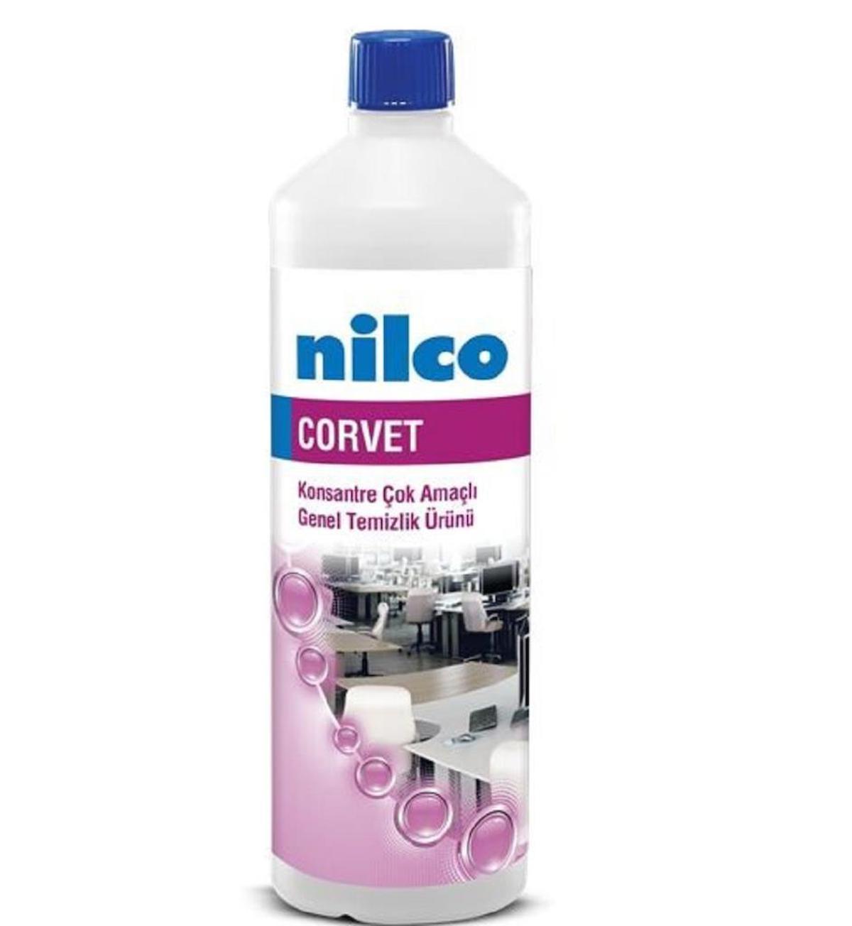 Nilco CORVET 1 L/1,02 KG KONSANTRE ÇOK AMAÇLI GENEL TEMİZLİK ÜRÜNÜ