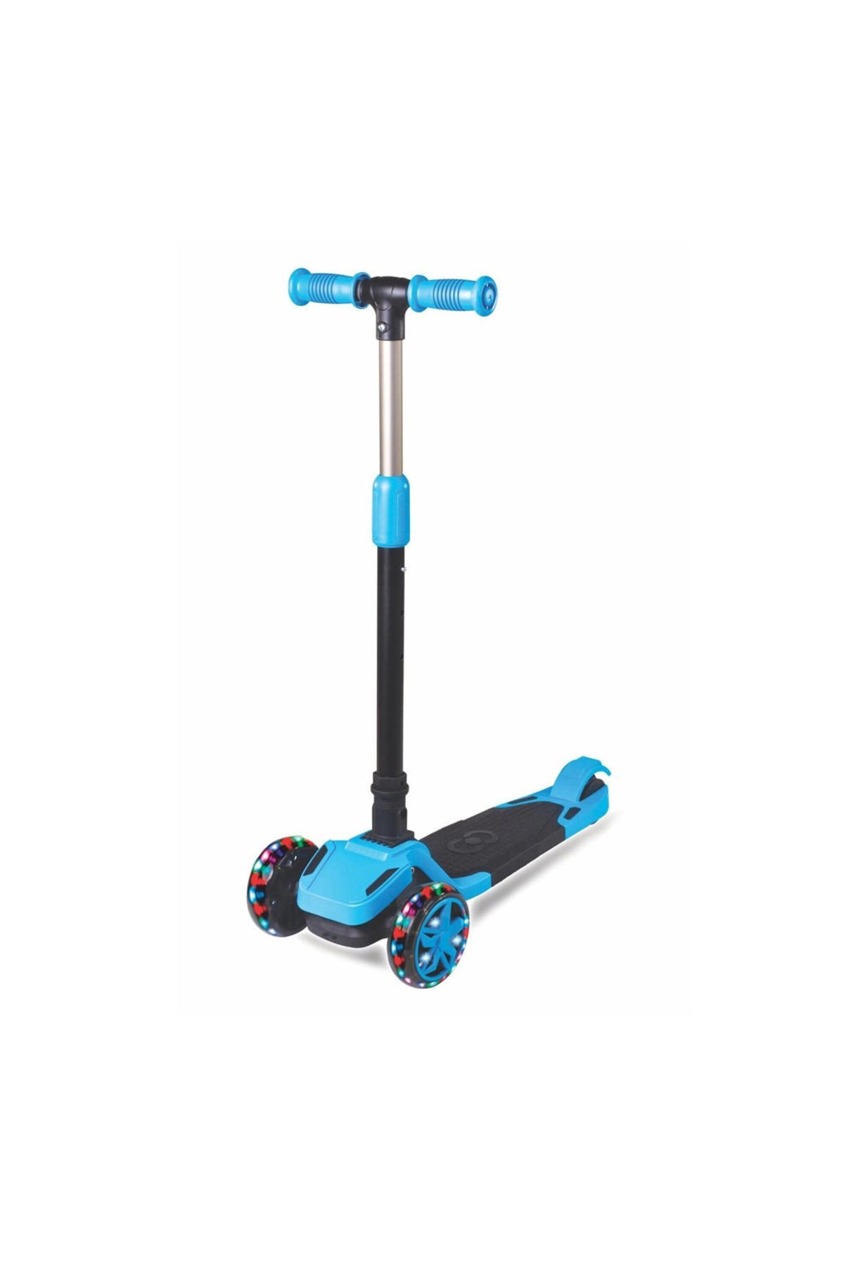 Cool Wheels Tulpar 3 Tekerlekli Işıklı Katlanır Scooter Mavi