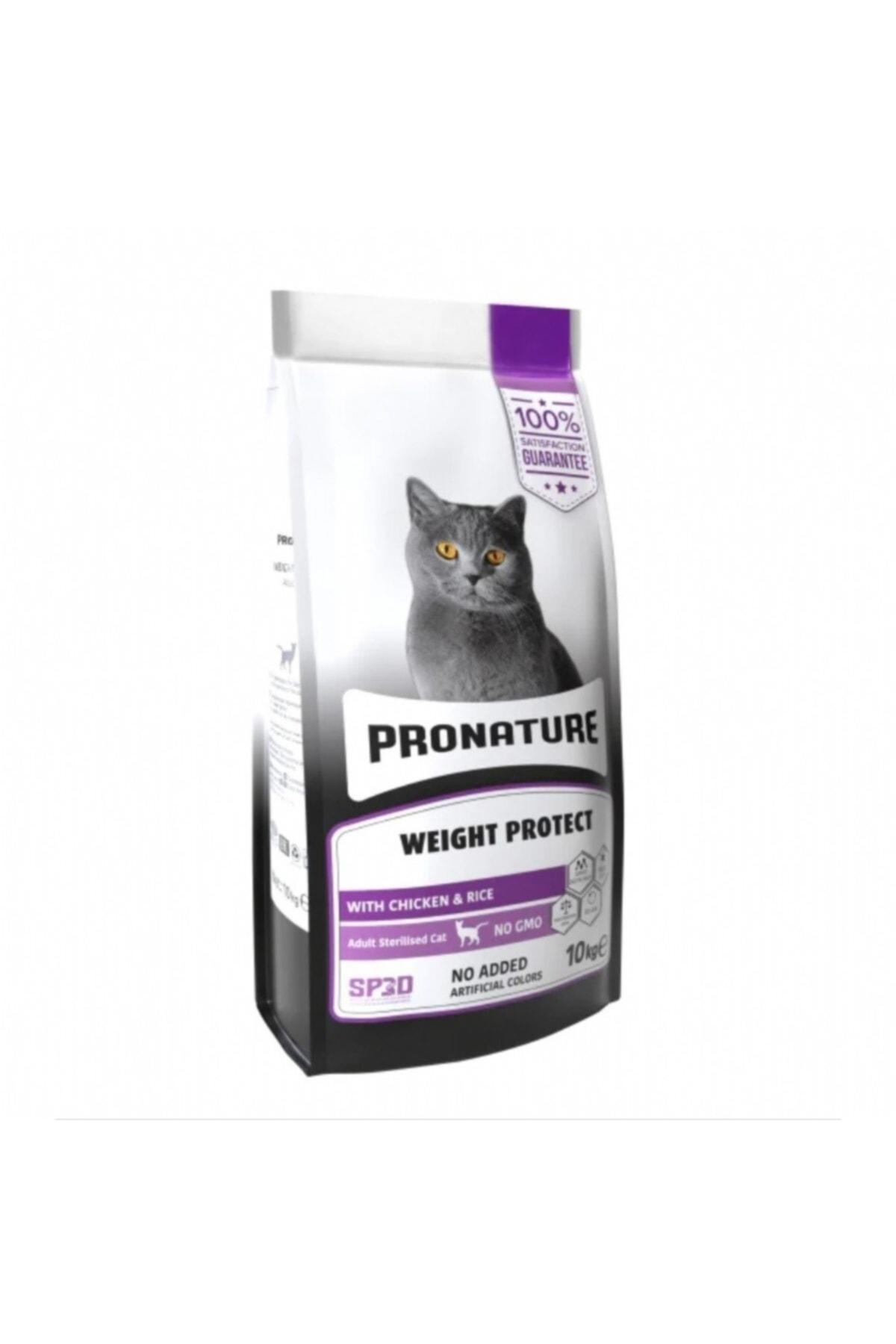 Pronature Kilo Kontrolü Için Tavuklu Ve Pirinçli Kısırlaştırılmış Yetişkin Kedi Maması 10 Kg