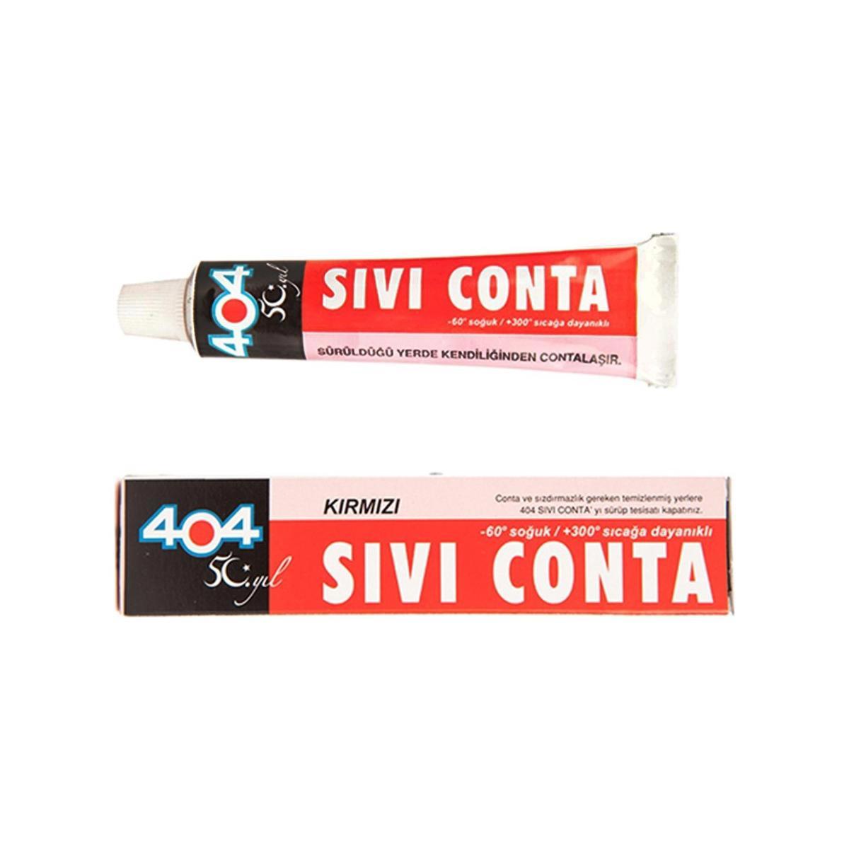 404 Sıvı Conta Kırmızı 45 Gr