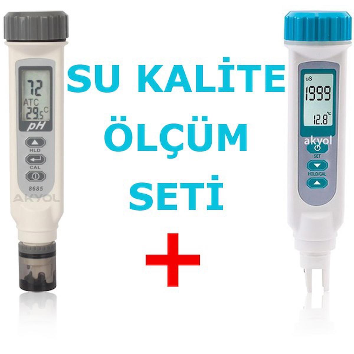 Su Kalitesi Ölçüm Cihazı Seti (8361 İletkenlik + 8685 Ph)