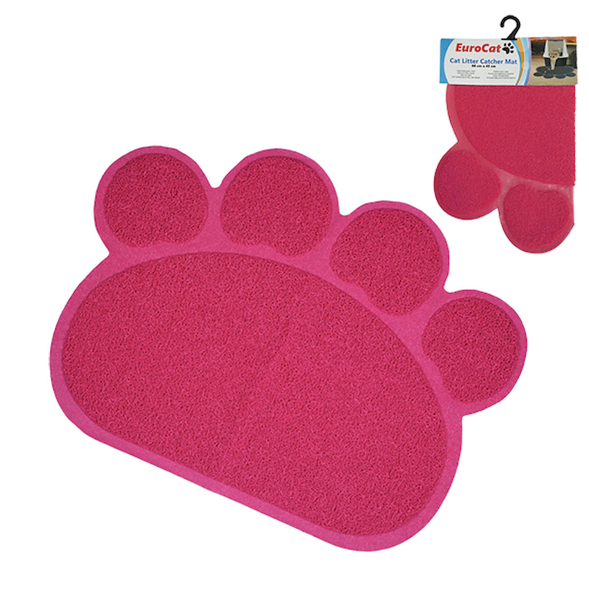 EuroCat Kedi Paspası Pembe 60x45 Cm