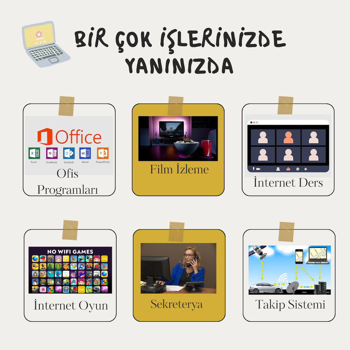 DAGMOR BN2015014 İNTEL İ3 2GEN 8GB RAM 120GB SSD 19” EKRAN FULL SET MASAÜSTÜ BİLGİSAYAR
