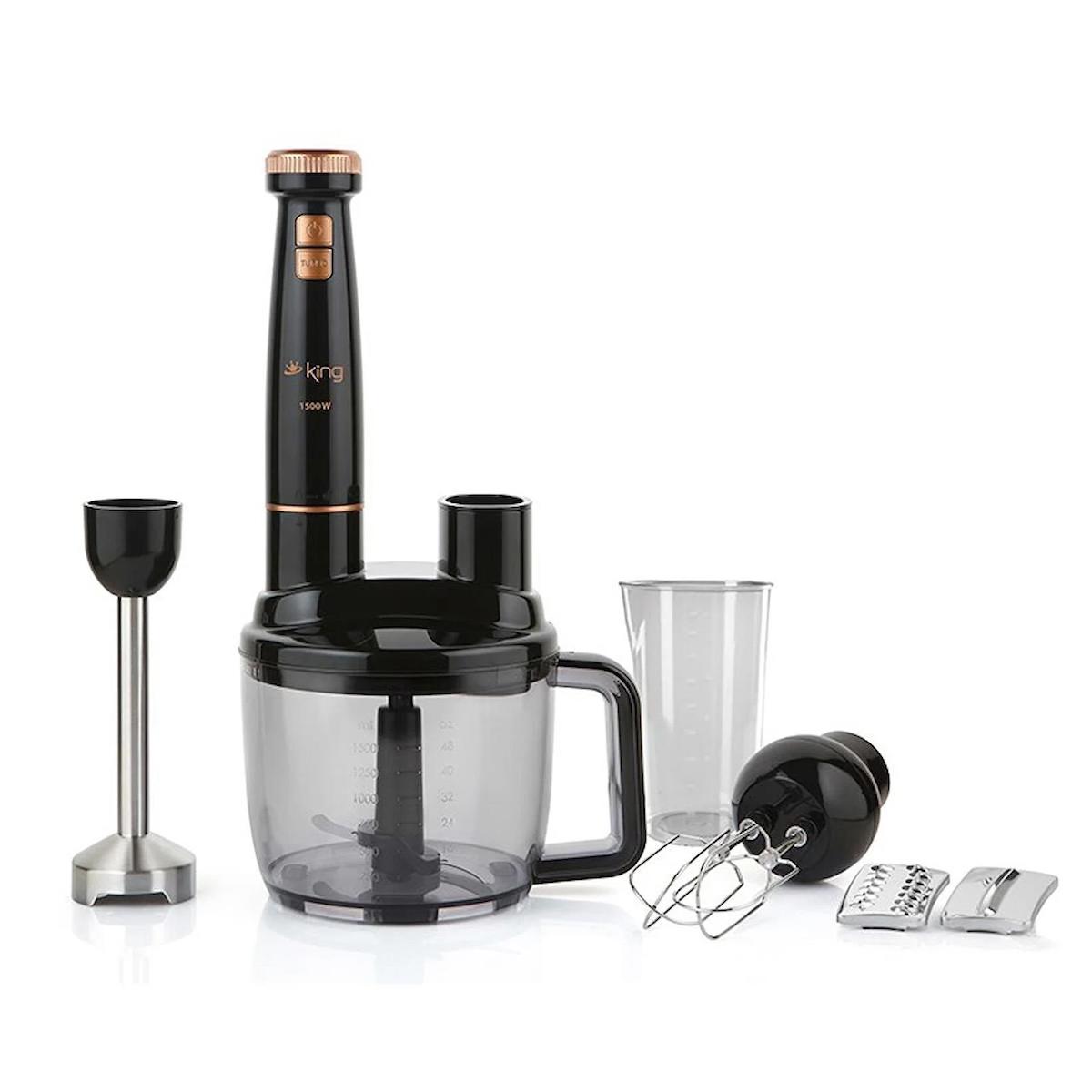 Altabi King Boide Blender Set Siyah 1500 w