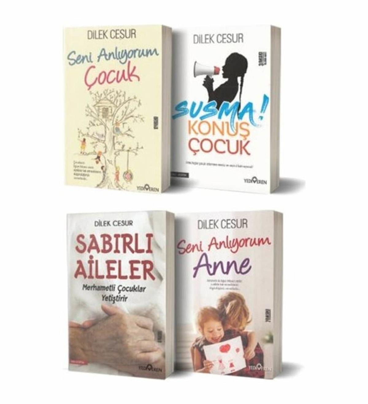 Dilek Cesur 4 Kitap Set (Seni Anlıyorum Çocuk, Seni Anlıyorum Anne, Susma Konuş Çocuk, Sabırlı Aileler)