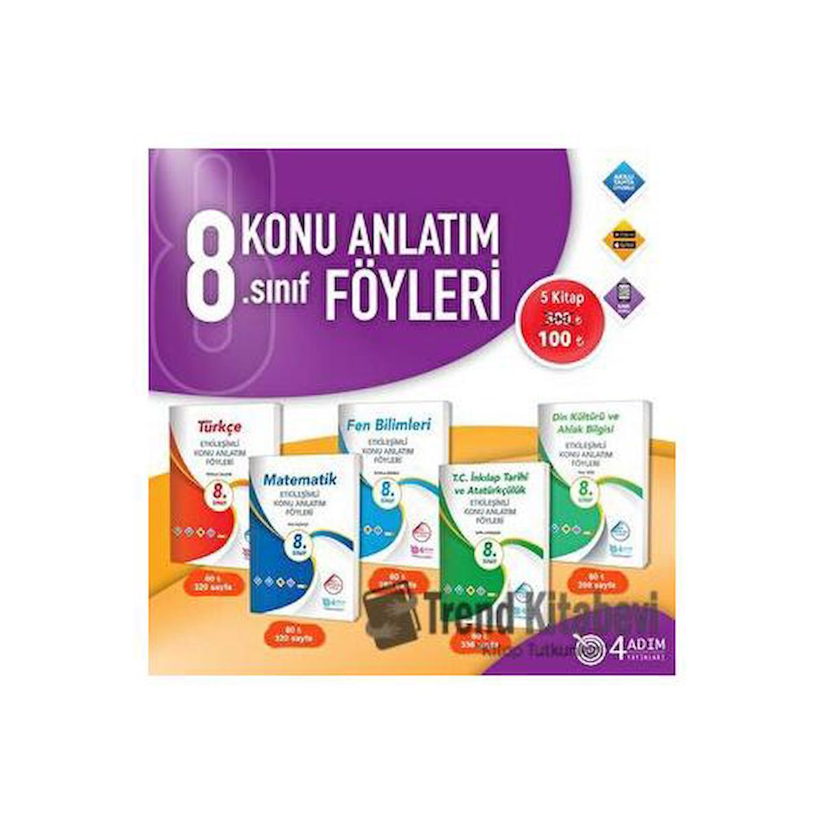 8. Sınıf Etkileşimli Konu Anlatım Föyleri Seti