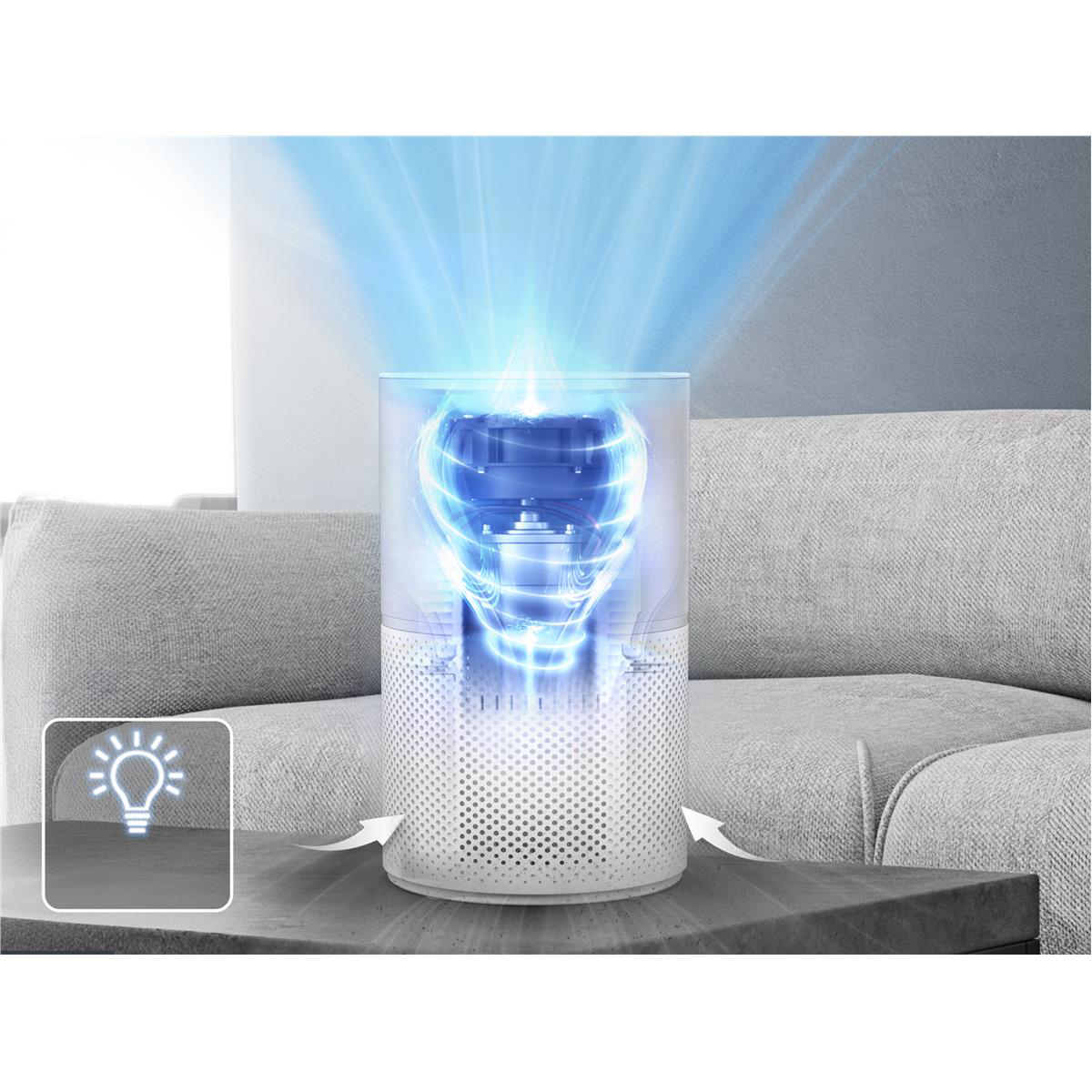 Rowenta PU2220 Pure Air Compact 3 Filtreli Ev Tipi Yüksek Etkili Hava Temizleyici