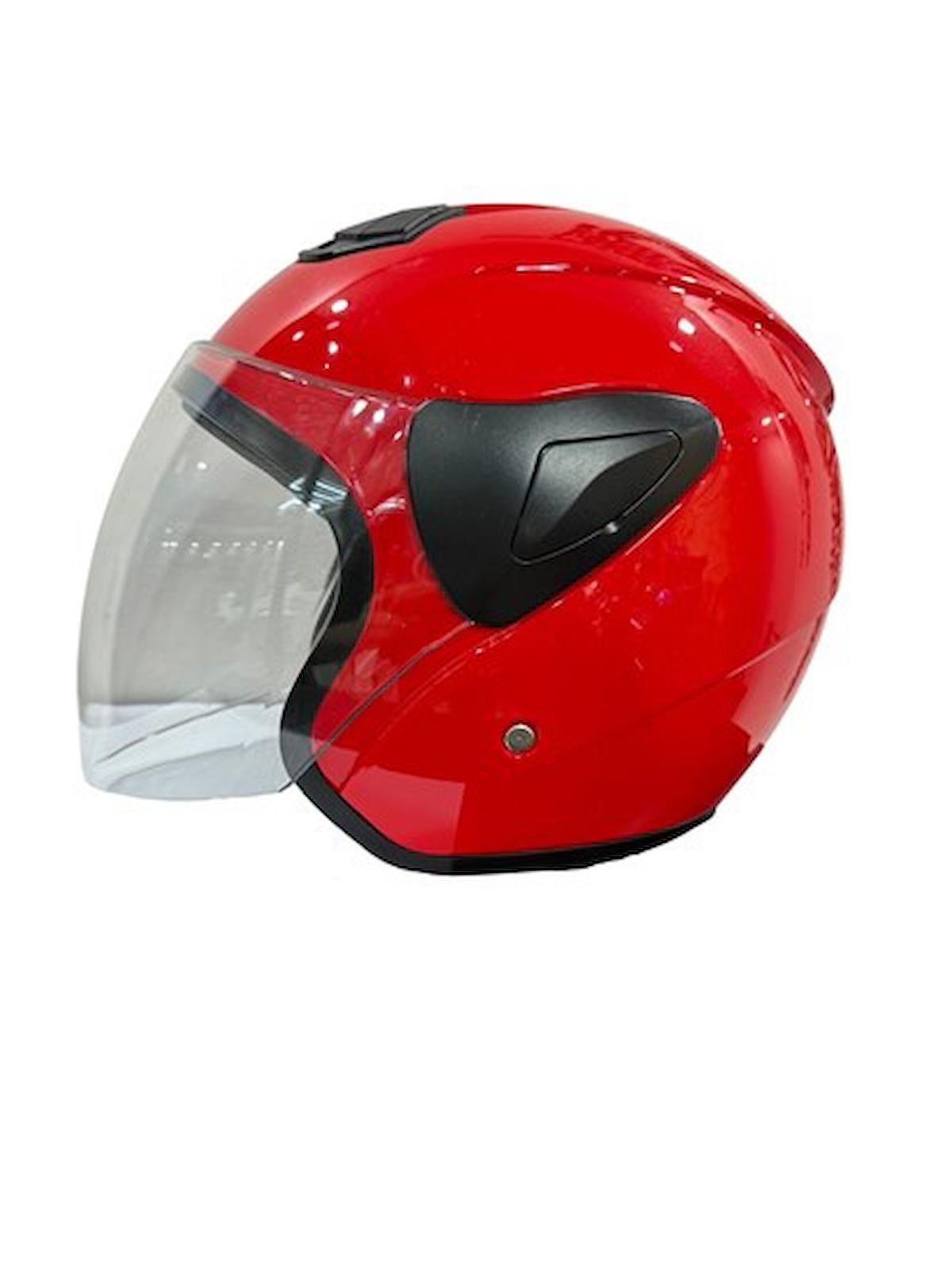 SWAY SW633 KIRMIZI YARIM KASK XL